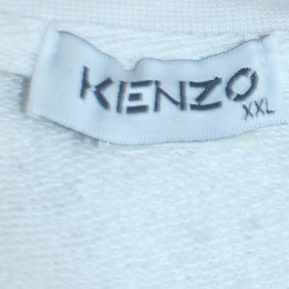 Mens UK Size 2XL KENZO White Pullover Sweatshirt
