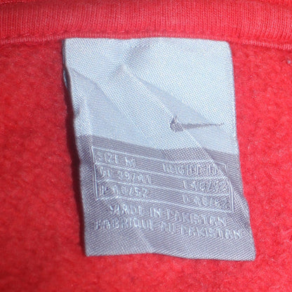Womens UK Size M Nike Red Full Zip Hoodie
