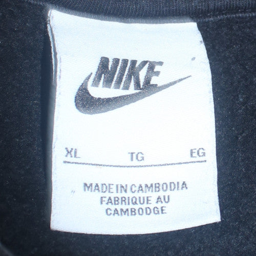 Mens UK Size XL Nike Black Pullover Sweatshirt