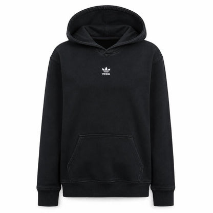 Womens UK Size 8 adidas Black Pullover Hoodie