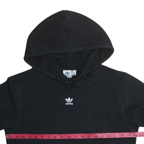 Womens UK Size 8 adidas Black Pullover Hoodie