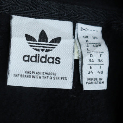 Womens UK Size 8 adidas Black Pullover Hoodie