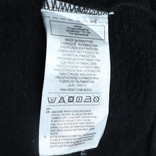 Womens UK Size 8 adidas Black Pullover Hoodie