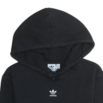 Womens UK Size 8 adidas Black Pullover Hoodie