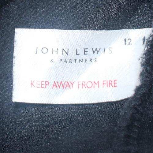Womens UK Size 12 John Lewis & Partners Regular Fit Jogger Black Trousers
