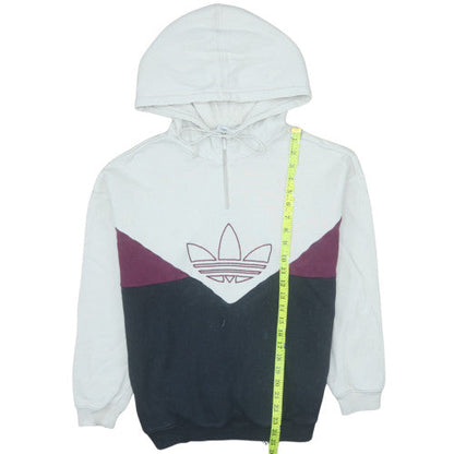Womens UK Size XS adidas Multicoloured Pullover Hoodie