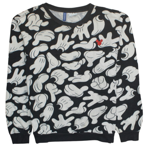Mens UK Size L H&M Black Pullover Sweatshirt