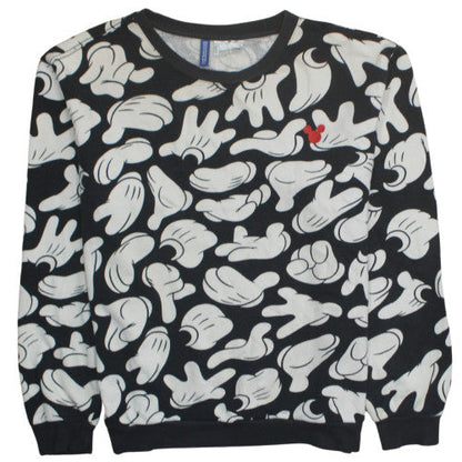 Mens UK Size L H&M Black Pullover Sweatshirt