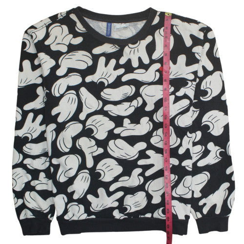 Mens UK Size L H&M Black Pullover Sweatshirt