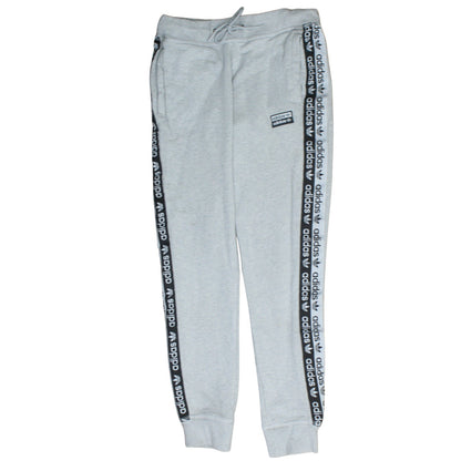 Adidas Women's Grey Jogger Trousers Size 8 Regular Fit Fleece