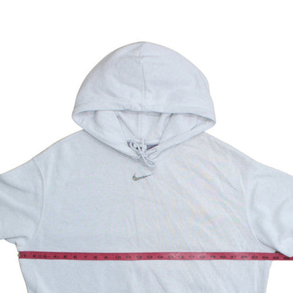 Mens UK Size S Nike White Pullover Hoodie