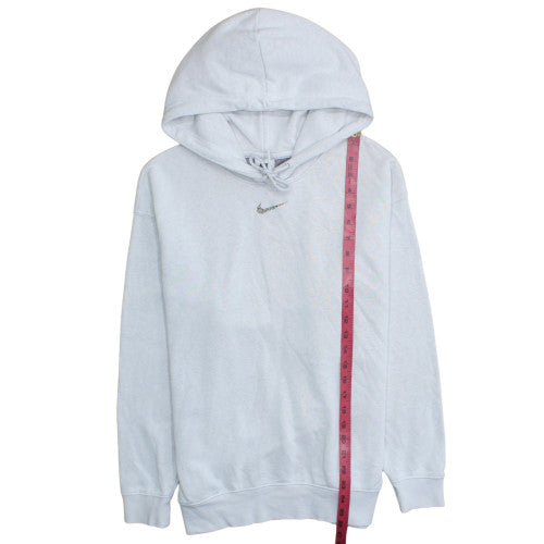 Mens UK Size S Nike White Pullover Hoodie