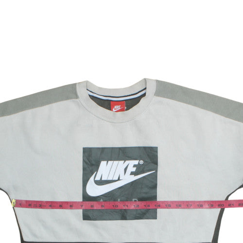Mens UK Size S Nike Grey Pullover Sweatshirt