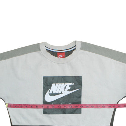 Mens UK Size S Nike Grey Pullover Sweatshirt