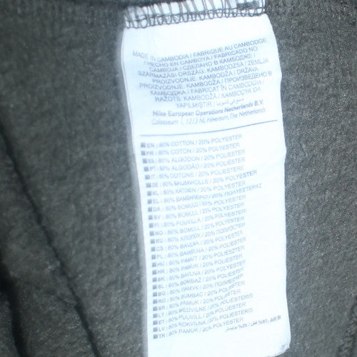 Mens UK Size S Nike Grey Pullover Sweatshirt
