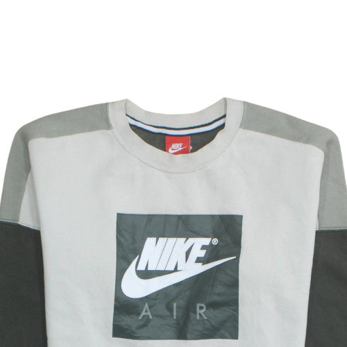 Mens UK Size S Nike Grey Pullover Sweatshirt