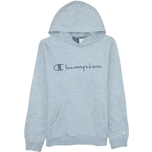 Mens UK Size M Champion Grey Pullover Hoodie