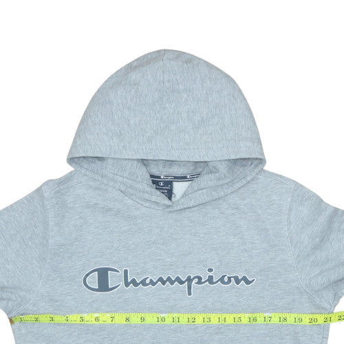 Mens UK Size M Champion Grey Pullover Hoodie