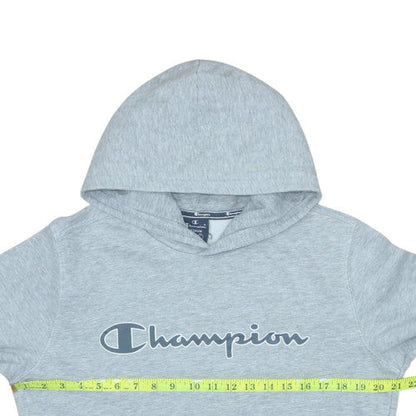 Mens UK Size M Champion Grey Pullover Hoodie