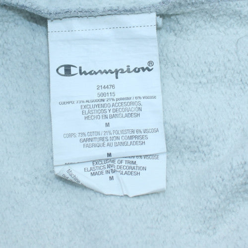 Mens UK Size M Champion Grey Pullover Hoodie
