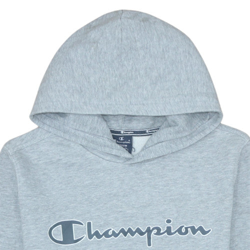 Mens UK Size M Champion Grey Pullover Hoodie