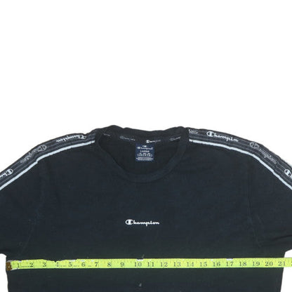 Mens UK Size L Champion Black  T-Shirt