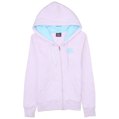 Womens UK Size 10 Canterbury Pink Full Zip Hoodie