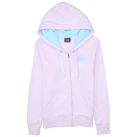 Womens UK Size 10 Canterbury Pink Full Zip Hoodie