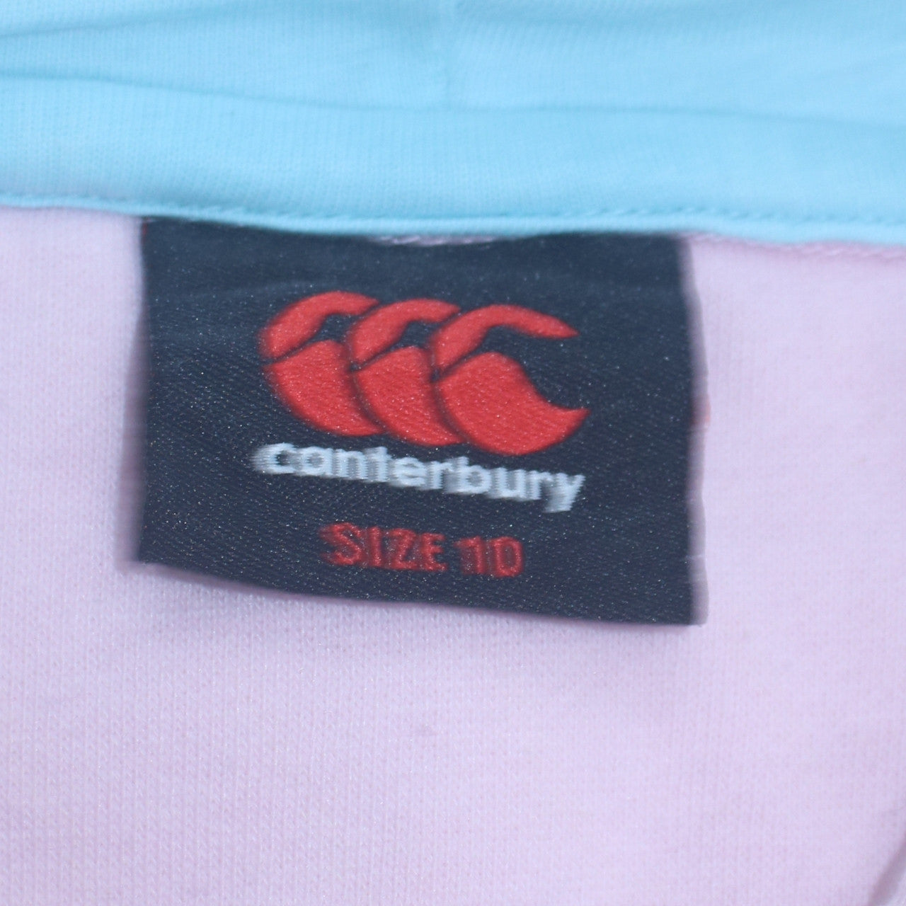 Womens UK Size 10 Canterbury Pink Full Zip Hoodie