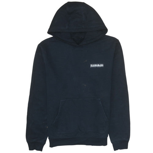Mens UK Size XL Napapijri Black Pullover Hoodie