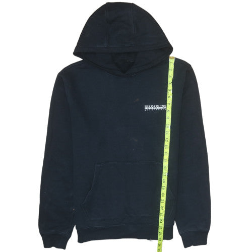 Mens UK Size XL Napapijri Black Pullover Hoodie