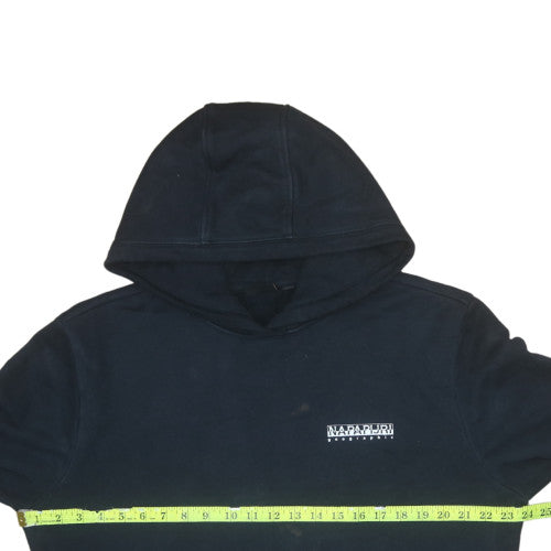Mens UK Size XL Napapijri Black Pullover Hoodie