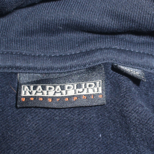 Mens UK Size XL Napapijri Black Pullover Hoodie