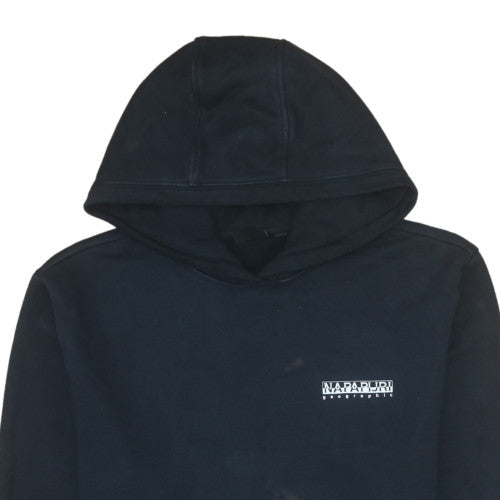 Mens UK Size XL Napapijri Black Pullover Hoodie