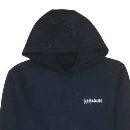 Mens UK Size XL Napapijri Black Pullover Hoodie