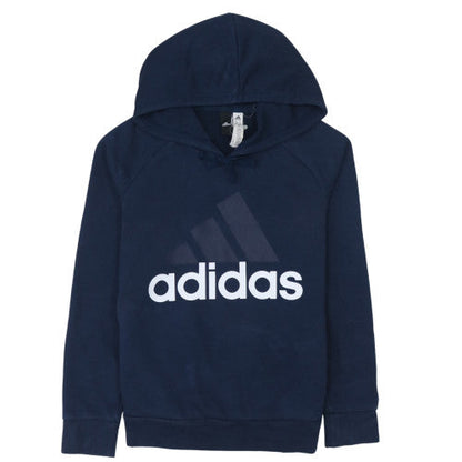 Womens UK Size S adidas Blue Pullover Hoodie