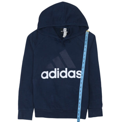 Womens UK Size S adidas Blue Pullover Hoodie
