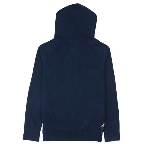 Womens UK Size S adidas Blue Pullover Hoodie