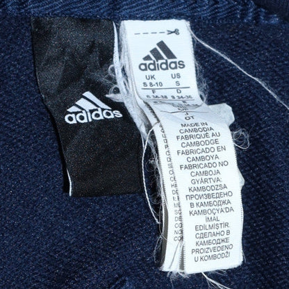 Womens UK Size S adidas Blue Pullover Hoodie