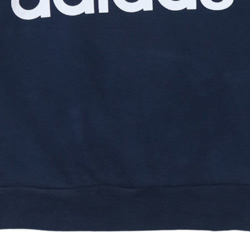 Womens UK Size S adidas Blue Pullover Hoodie