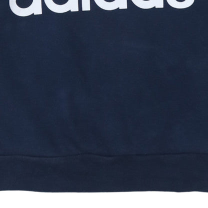Womens UK Size S adidas Blue Pullover Hoodie