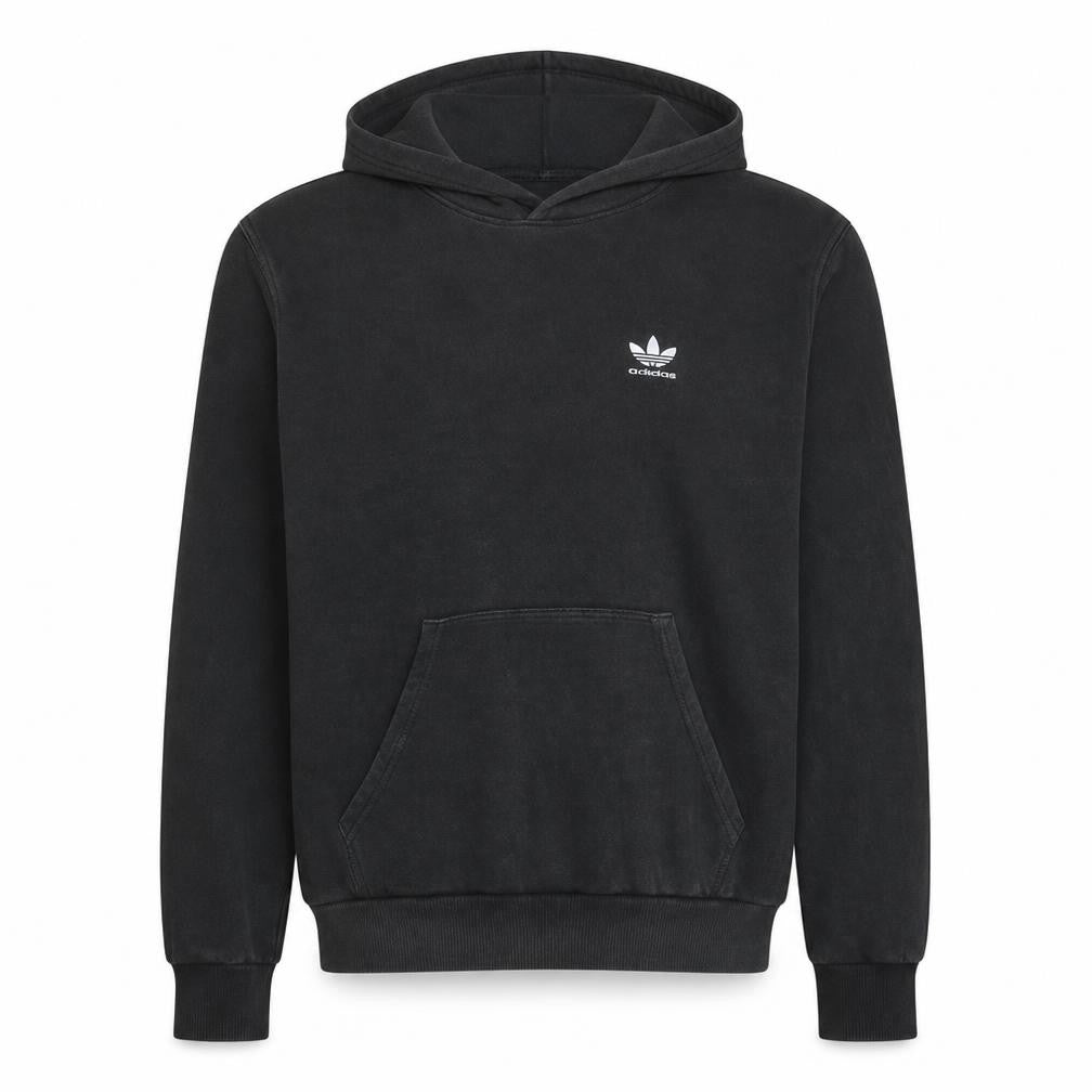 Mens UK Size M adidas Black Pullover Hoodie