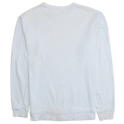 Mens UK Size M Lee White Pullover Sweatshirt