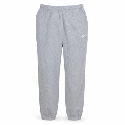 Nike Men’s Grey Cotton Sweatpants L Regular Fit Elastic Waist