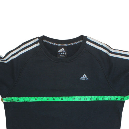 Mens UK Size S adidas Black Pullover Sweatshirt
