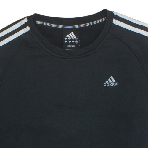 Mens UK Size S adidas Black Pullover Sweatshirt