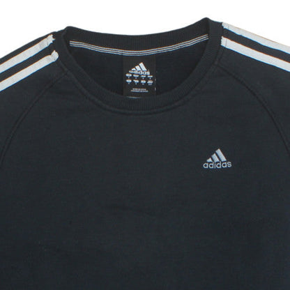 Mens UK Size S adidas Black Pullover Sweatshirt