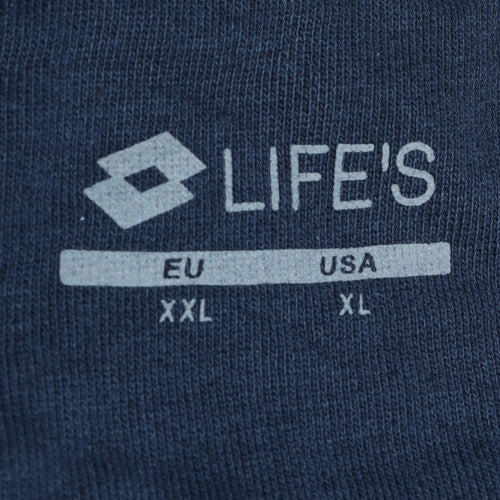 Mens UK Size XL Lotto Life's Blue Running & Jogging Gym & Training Walking Jacke