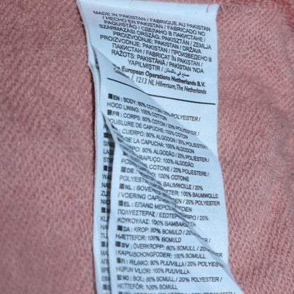 Womens UK Size S Nike Pink Pullover Hoodie