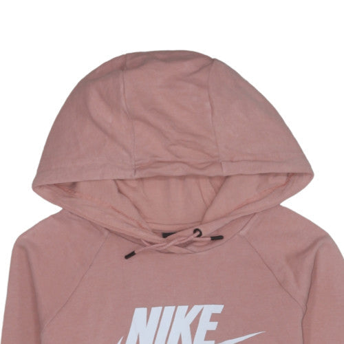 Womens UK Size S Nike Pink Pullover Hoodie